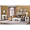 Alaterre Furniture Coventry Wood End Table with Tray Shelf and Bottom Shelf ANCT02WH - alternate 6